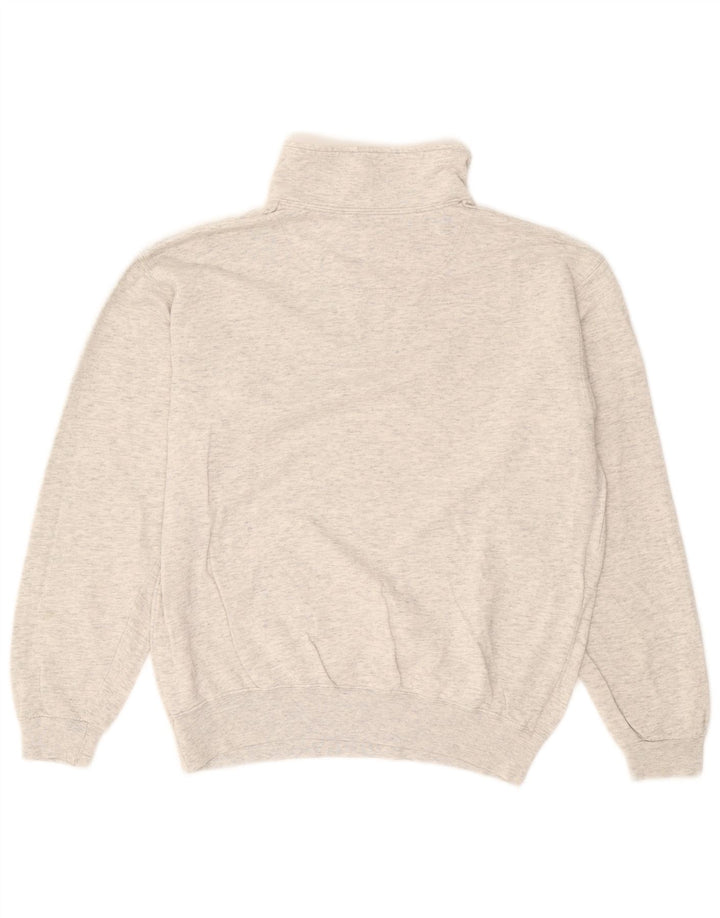 Champion Sudadera Con Cuello Y Cremallera Jumper De Algodón Moteado Gris Medio