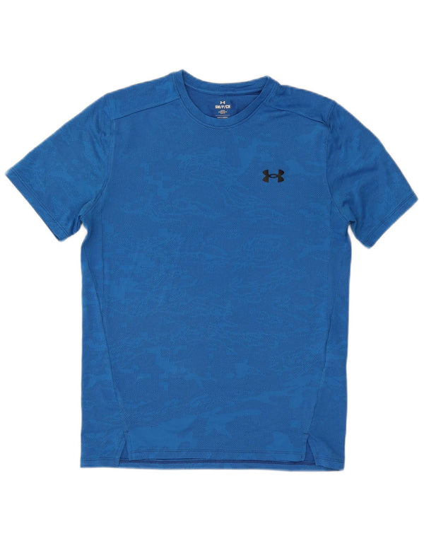 Camiseta Under Armour Hombre Top Small Azul Camuflaje Poliéster