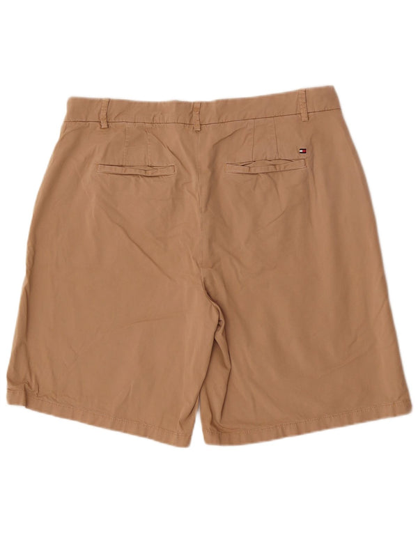 Tommy Hilfiger Pantalones cortos chinos para mujer UK 16 Large W34 Algodón marrón