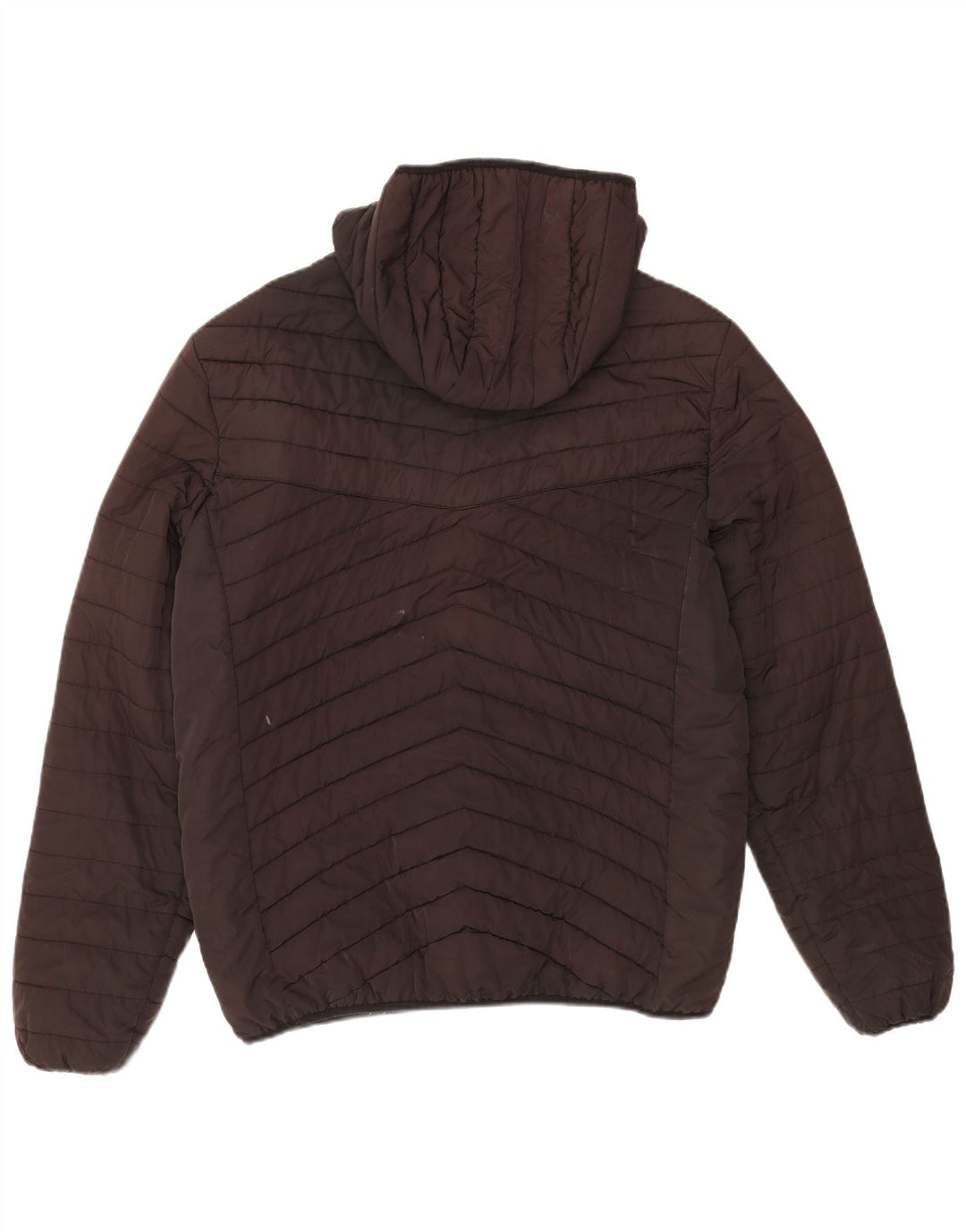 Diadora Chaqueta acolchada con capucha para hombre ES 42 XL Poliéster negro