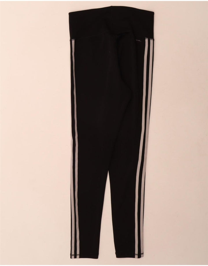 Adidas Leggings Climalite para mujer Reino Unido 8/10 Pequeño Negro Poliéster