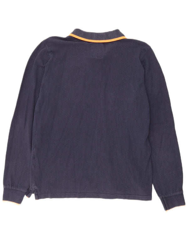 North Sails Polo De Manga Larga Para Hombre Algodón Azul Marino Medio