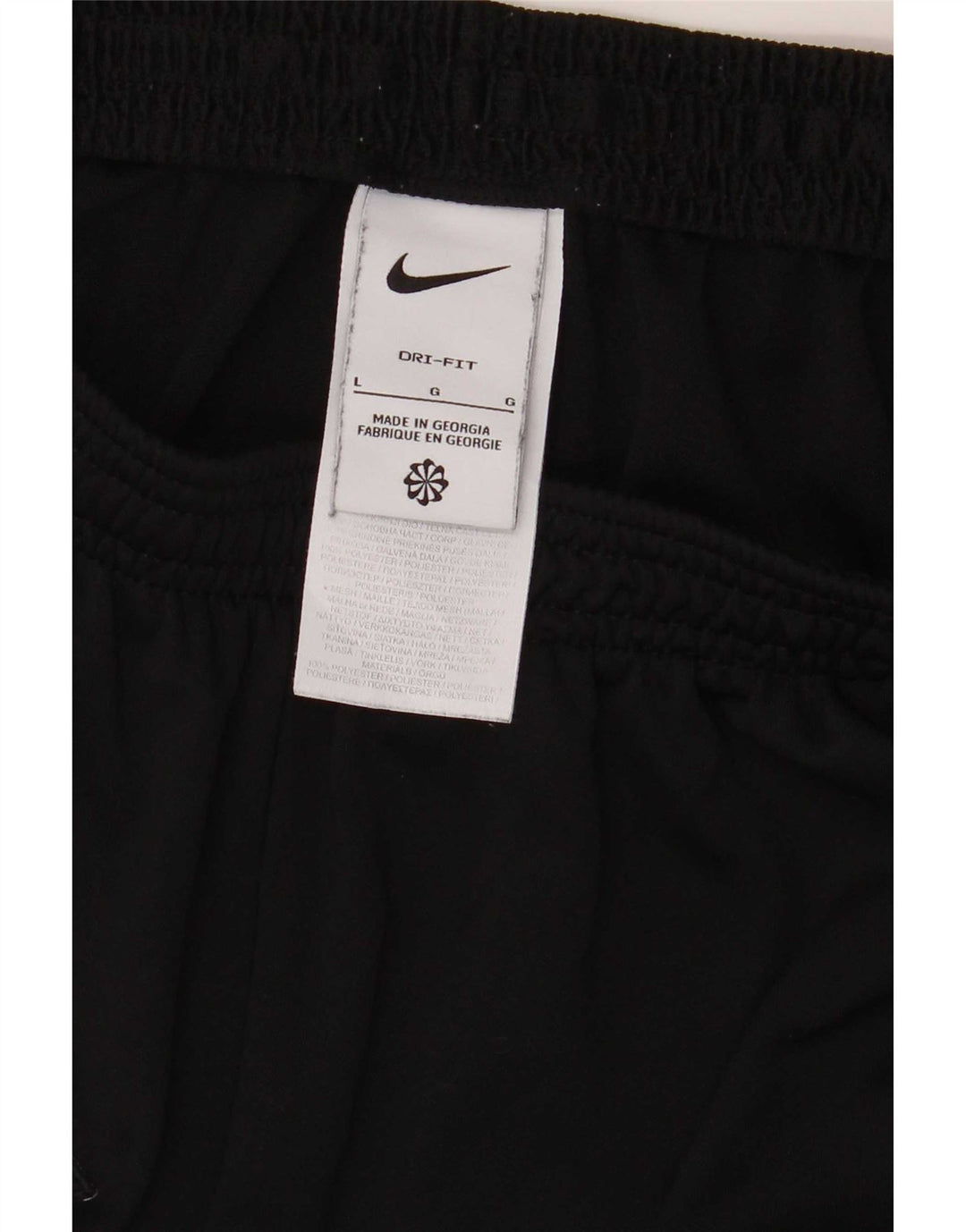 Nike - Pantalones de chándal Dri Fit para hombre, tamaño grande, color negro, poliéster
