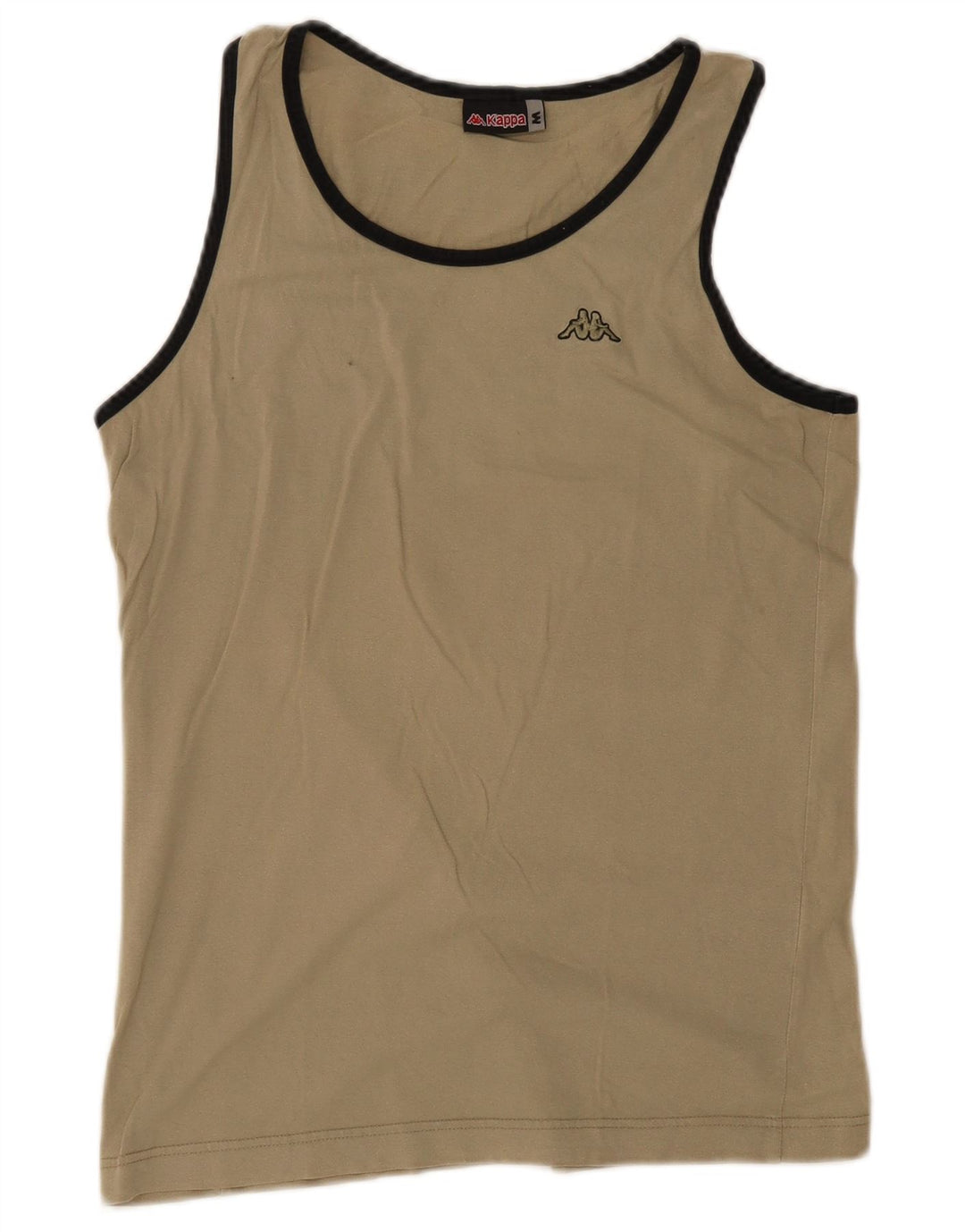 Camiseta Sin Mangas Kappa Hombre Beige Medio Algodón