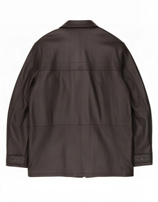 Conbipel Chaqueta de cuero para hombre IT 58 2XL Negro