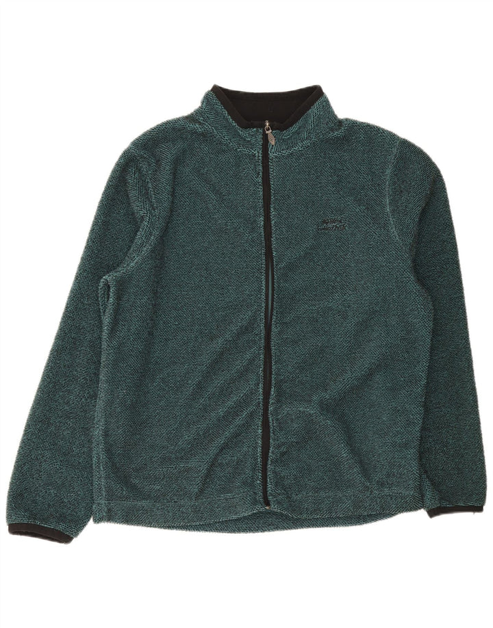 Weird Fish Chaqueta polar para hombre UK 40 Large Poliéster verde
