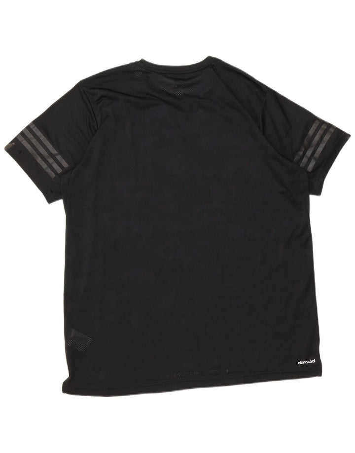 Adidas Hombre Climacool Camiseta Top XL Negro Poliéster