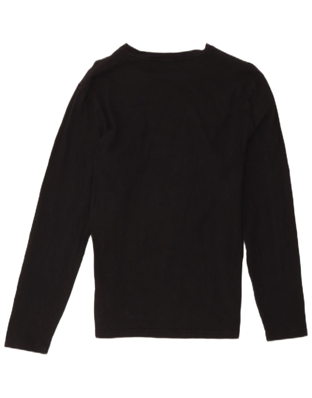 Camiseta Hugo Boss Hombre Manga Larga Algodón Negro Mediano