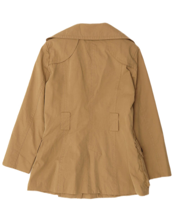 Zara Mujer Gabardina UK 44 Caqui Medio