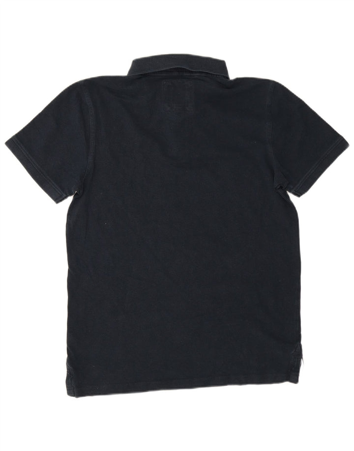 Crew Clothing Polo para hombre Algodón azul marino mediano