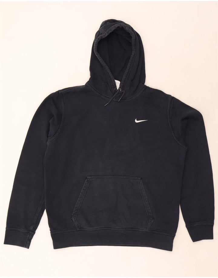 Nike - Sudadera con capucha para hombre, talla grande, algodón azul marino