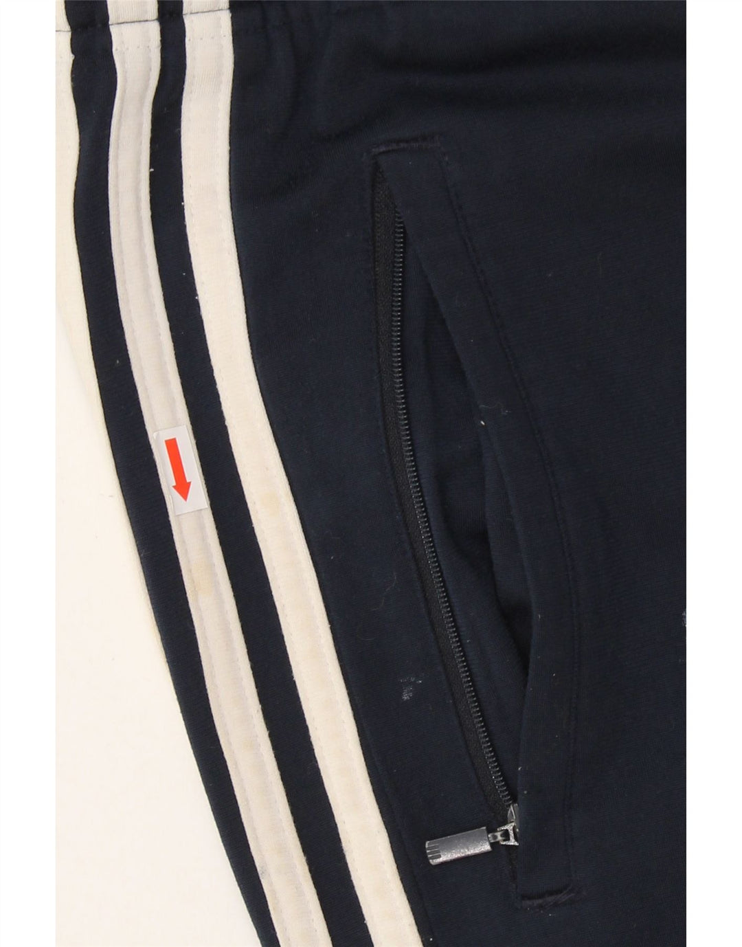 ADIDAS Mens Tracksuit Trousers Joggers Medium  Navy Blue Polyester Vintage Adidas and Second-Hand Adidas from Messina Hembry 