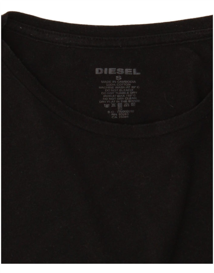 DIESEL Camiseta Top Small Negro Algodón Hombre