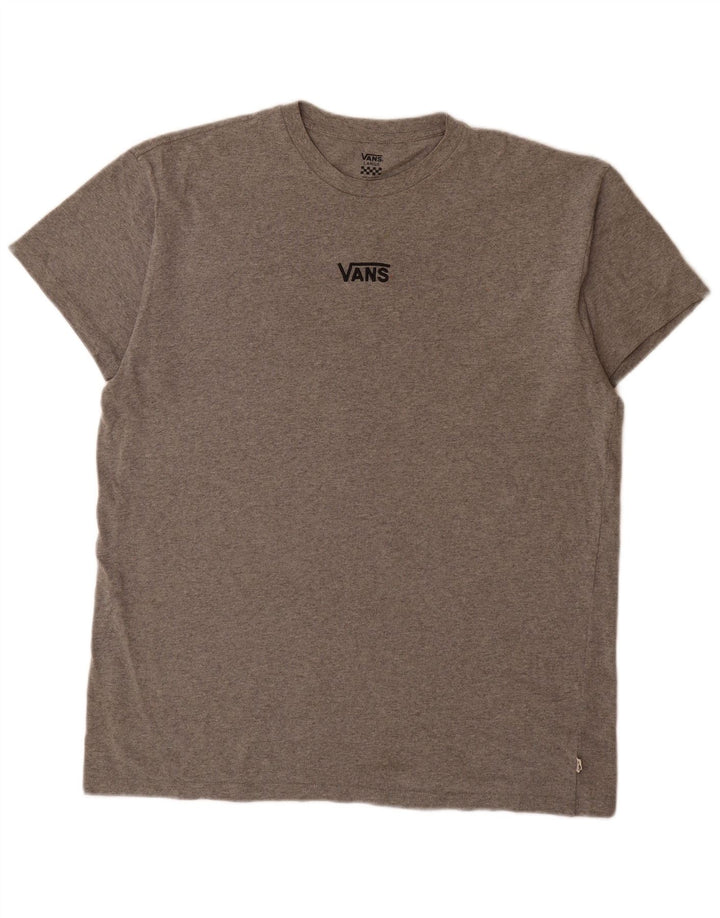 Camiseta Vans Hombre Top Large Gris Moteado
