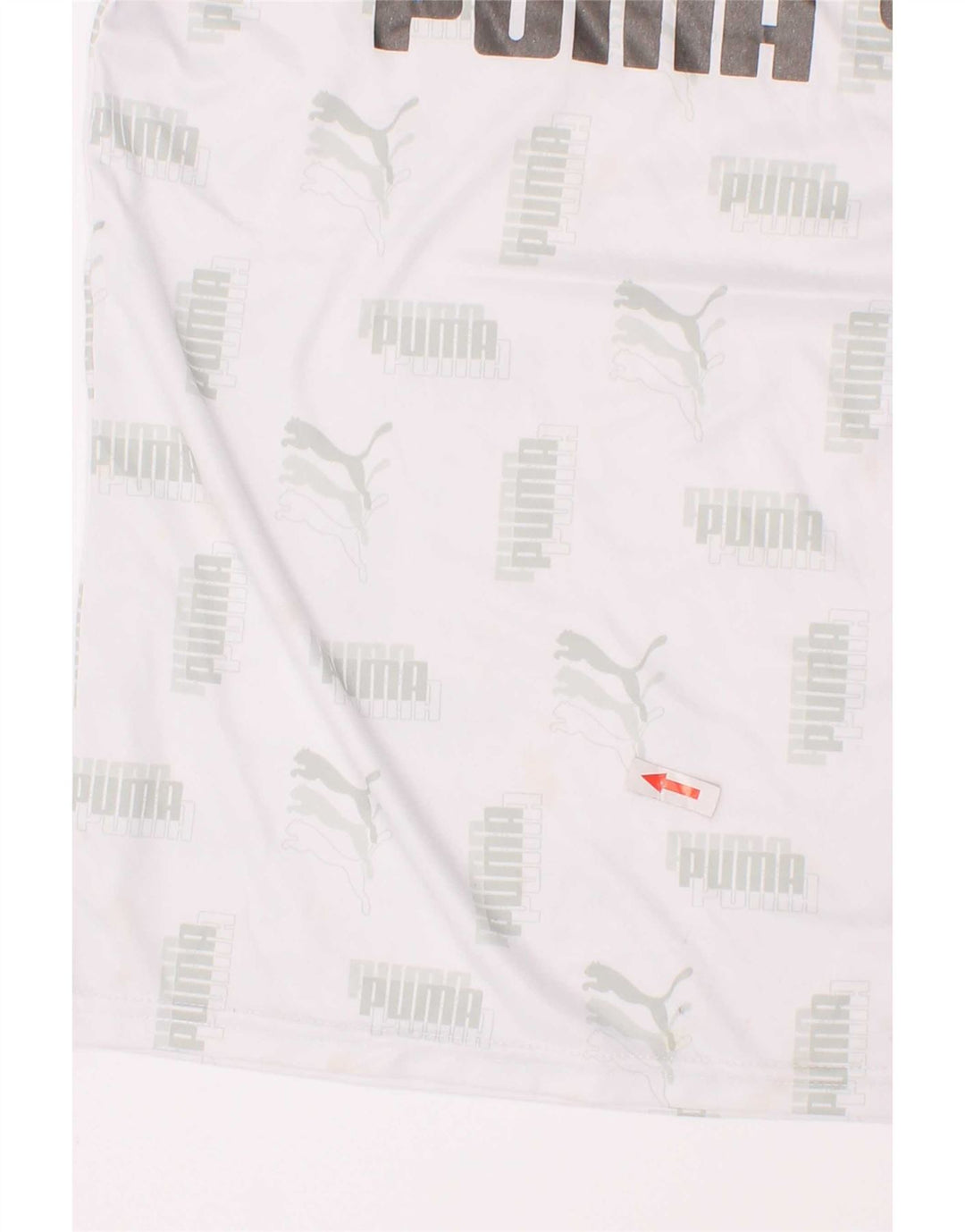 Puma Camiseta gráfica para niños 7-8 años Small Blanco Poliéster
