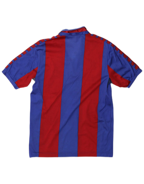 Vintage Hombres Barcelona Home 1984-1989 Camiseta de Fútbol Medio Azul Deportes
