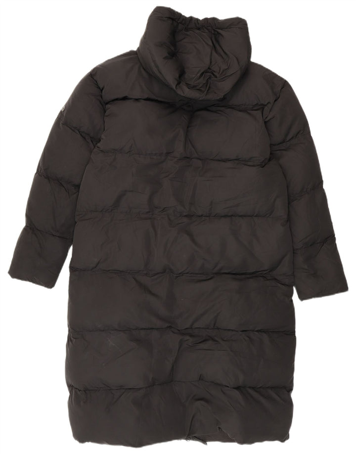 Superdry Abrigo acolchado extragrande para mujer UK 8 Small Poliéster negro