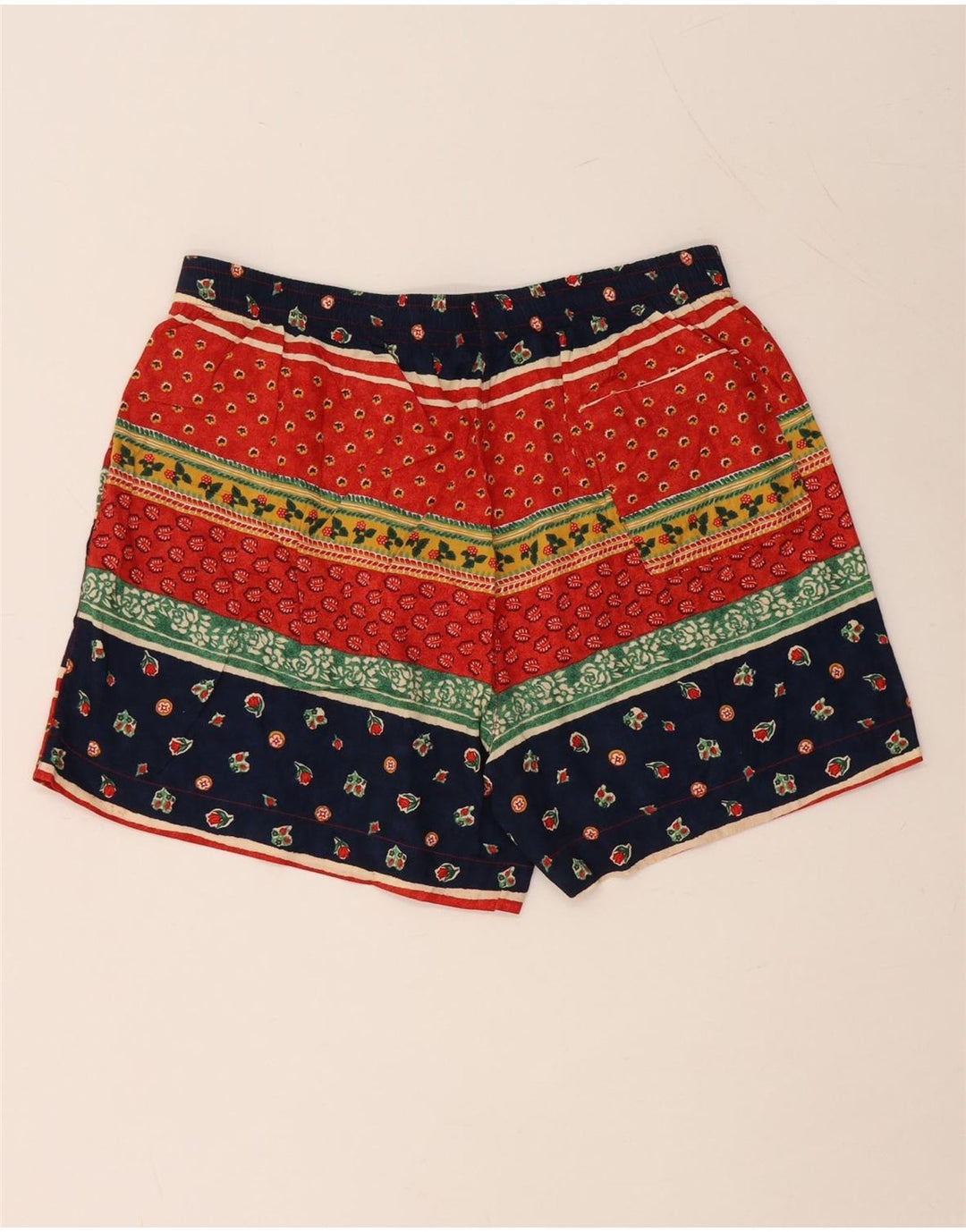 STEFANEL Bañador Hombre XL Algodón Floral Multicolor