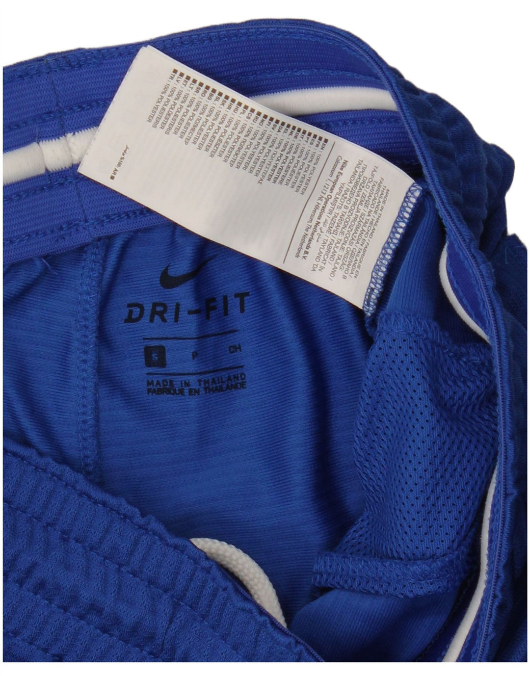 Nike Dri Fit Graphic - Pantalones cortos deportivos para hombre, poliéster azul pequeño
