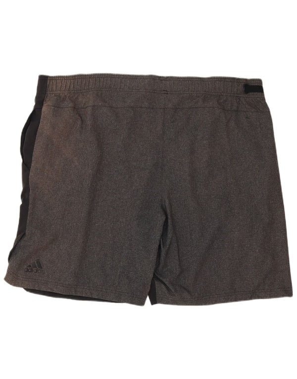 Adidas Mens Climalite Sport Shorts 2XL Negro Colorblock Poliéster