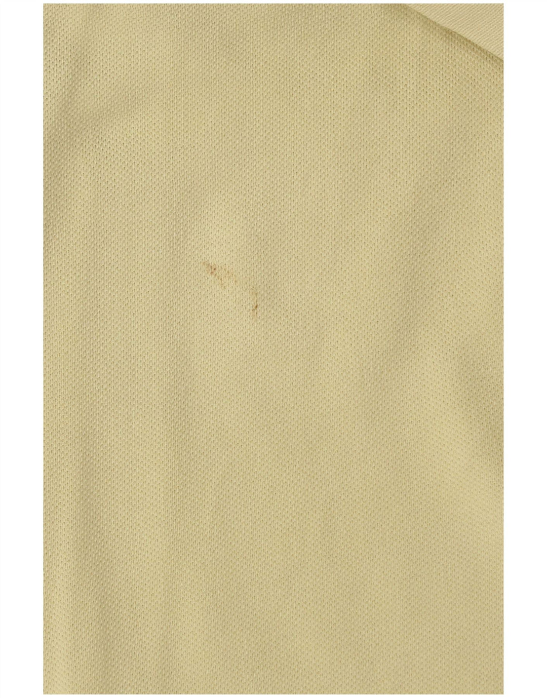LACOSTE Polo para hombre talla 3 pequeño algodón amarillo