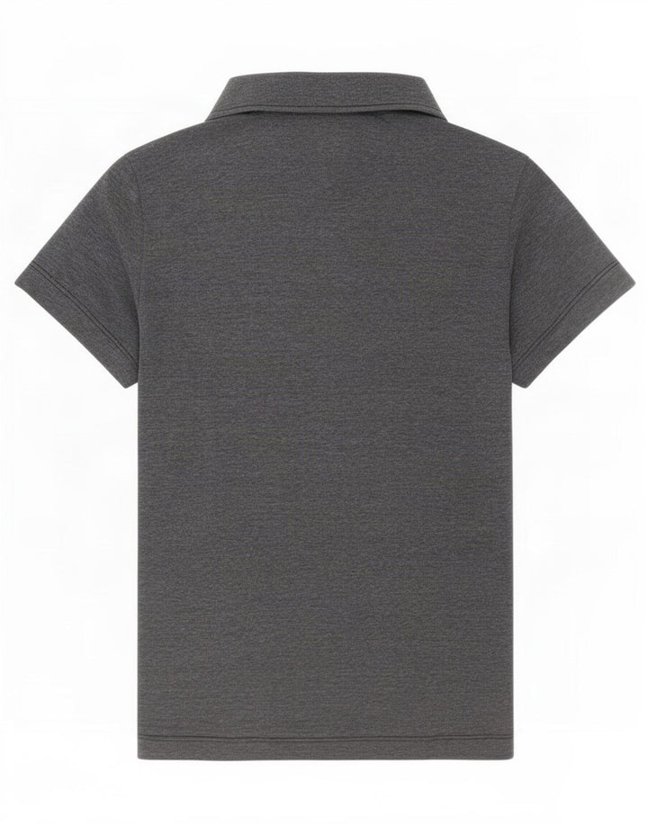 Jack Wolfskin Polo para mujer UK 40/40 Poliéster moteado gris medio