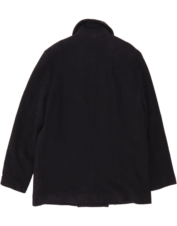 J. CREW Chaquetón para hombre UK 42 XL Lana azul marino