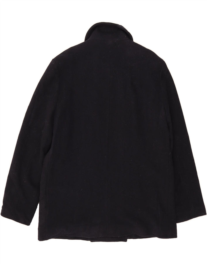 J. CREW Chaquetón para hombre UK 42 XL Lana azul marino