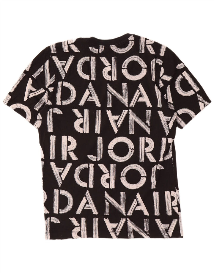 Jordan - Camiseta gráfica de ajuste estándar para hombre, talla pequeña, color negro