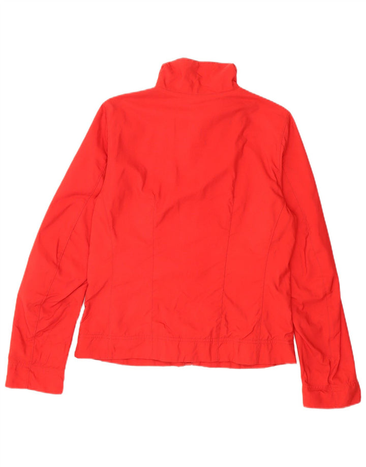 Kappa Chaqueta impermeable para mujer UK 10 Small Red Polyamide