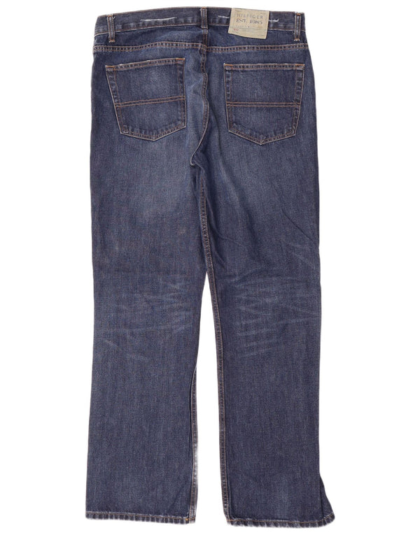 TOMMY HILFIGER Vaqueros Bootcut para hombre W34 L32 Algodón azul