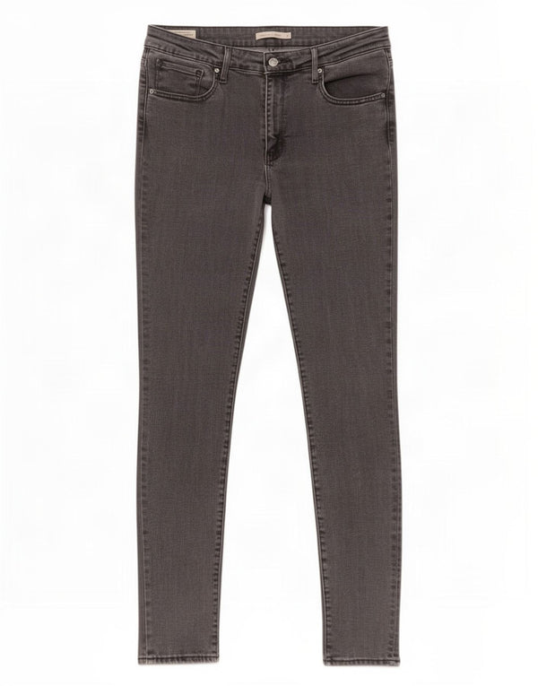 Levi's Vaqueros pitillo de talle alto 721 para mujer W31 L32 Lyocell gris