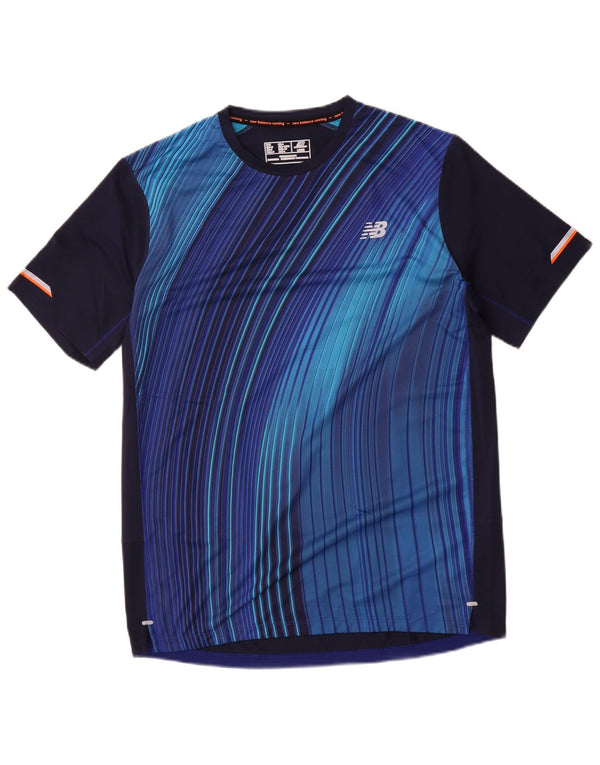 New Balance - Camiseta para hombre, talla grande, color azul marino