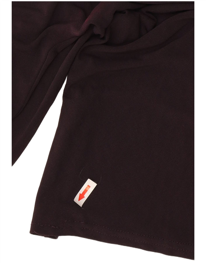 Patrizia Pepe Top para Mujer Manga Larga US 6 Medium Borgoña