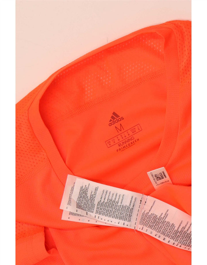 Adidas Hombre Aeroready Camiseta Top Poliéster Naranja Mediano