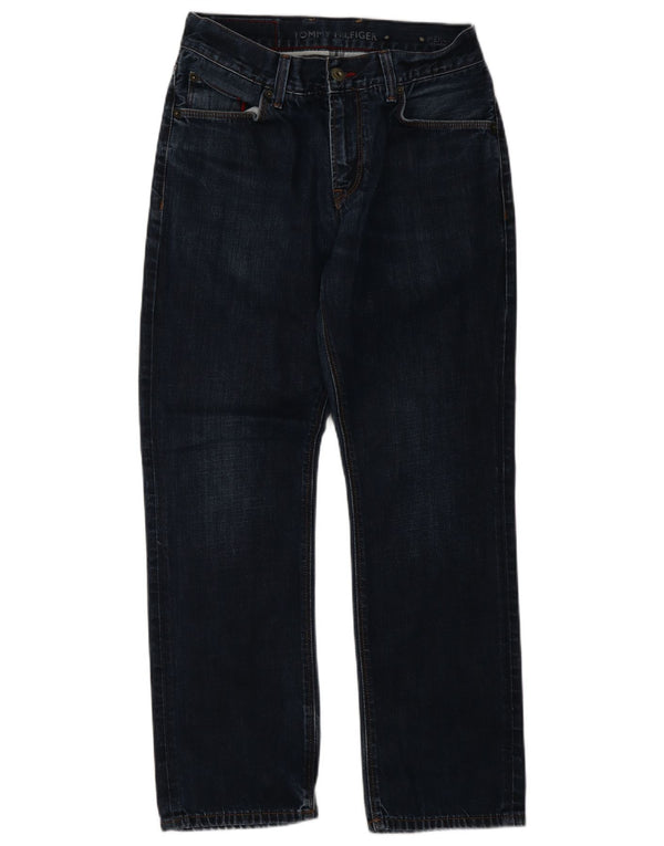 Tommy Hilfiger Vaqueros rectos Mercer para hombre W28 L30 Algodón azul marino