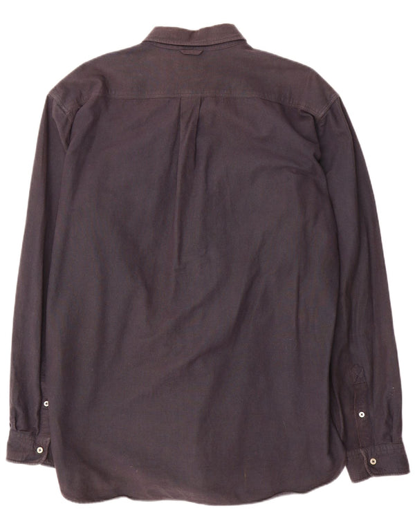 Camisa Barbour Hombre Regular Fit XL Algodón Azul Marino