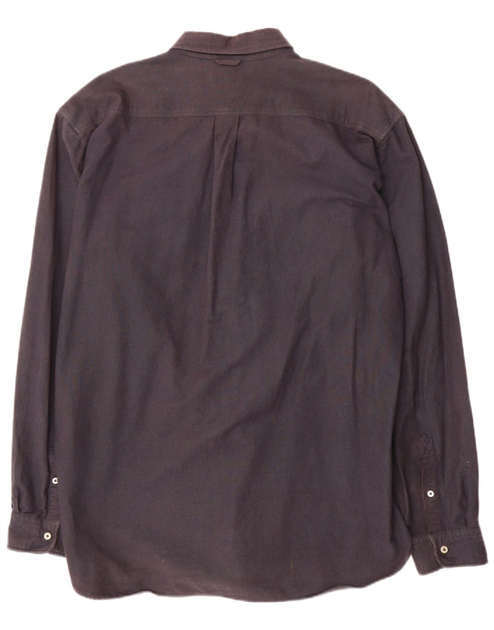 Camisa Barbour Hombre Regular Fit XL Algodón Azul Marino