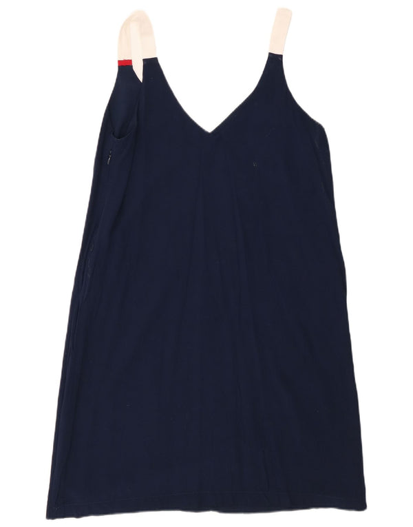 Tommy Hilfiger Blusa tipo chaleco para mujer UK 12 Medium Azul marino Colorblock