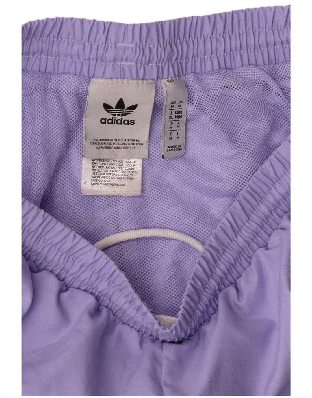 Pantalones cortos deportivos ADIDAS para hombre Poliéster morado medio