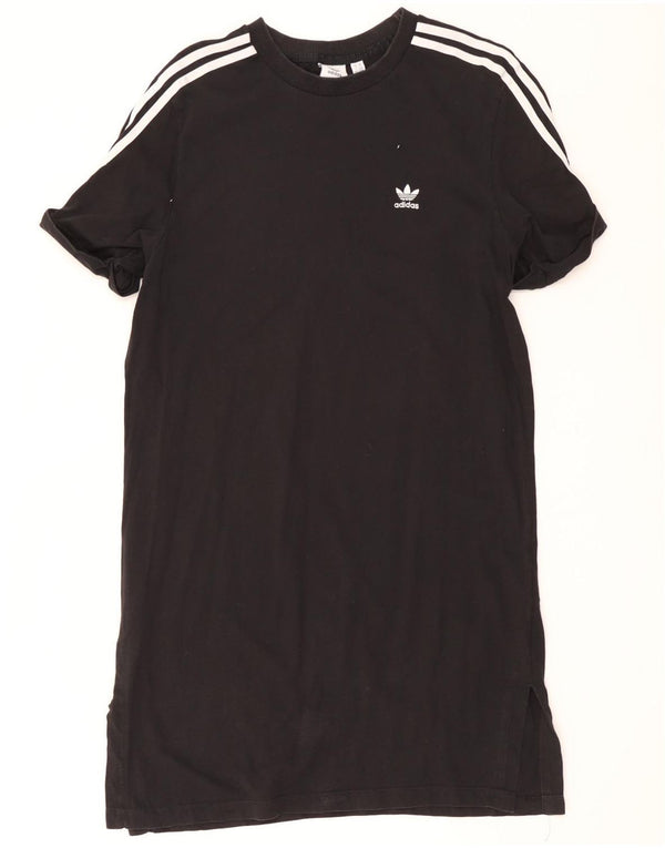 Adidas Vestido tipo camiseta para mujer UK 44 Mediano Algodón negro