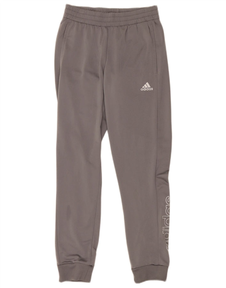 Adidas Hombre Graphic Chándal Pantalones Joggers Pequeño Gris Poliéster