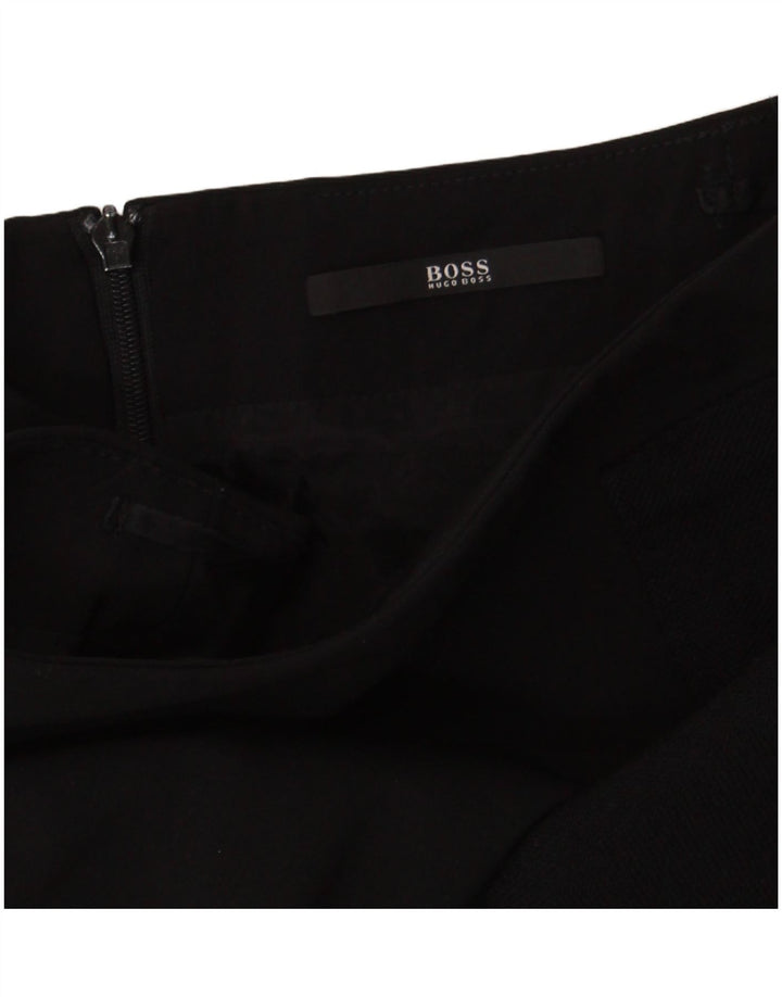 Hugo Boss Falda Lápiz Mujer W32 Grande Negro
