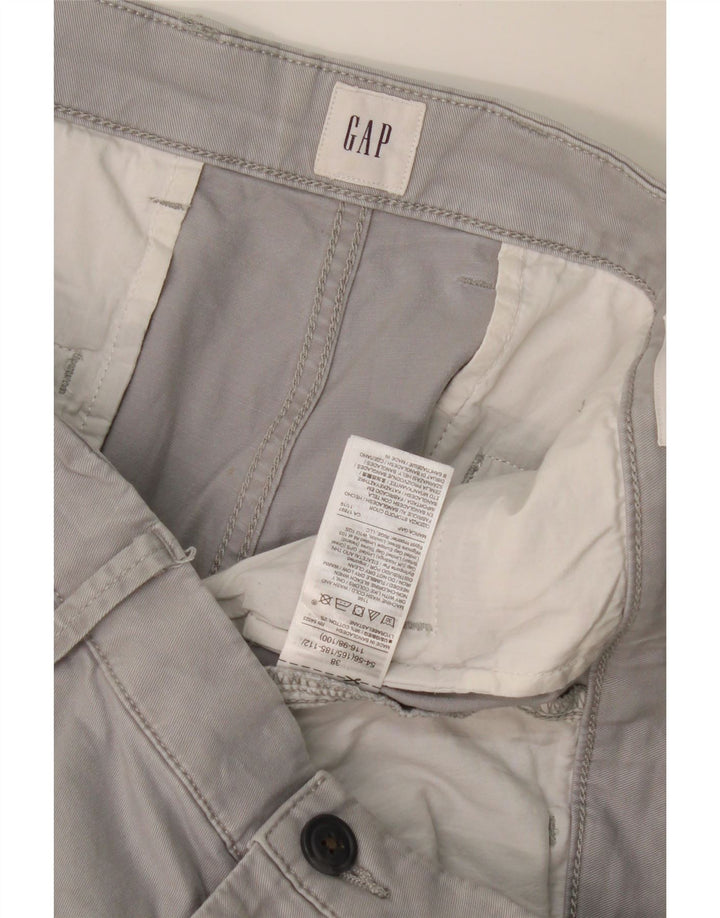 GAP Pantalones cortos chinos para hombre W38 XL Algodón gris