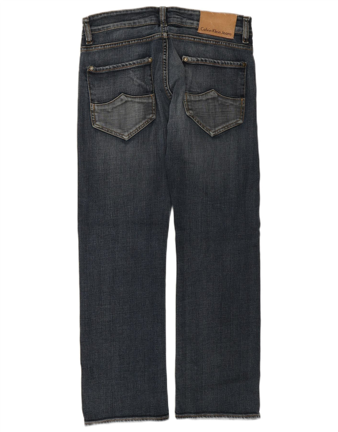 Vaqueros rectos CALVIN KLEIN Mujer W30 L27 Algodón azul