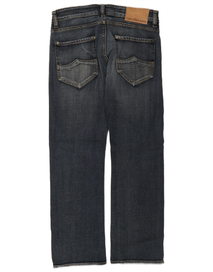 Vaqueros rectos CALVIN KLEIN Mujer W30 L27 Algodón azul