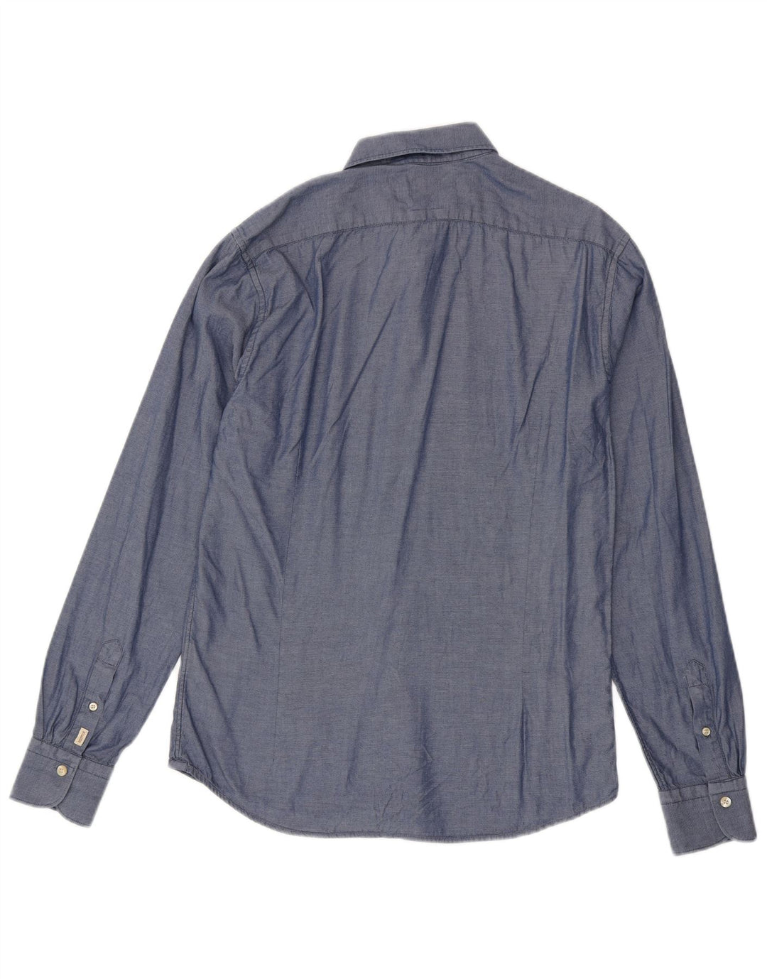 Camisa Scotch & Soda Hombre Azul Medio Algodón