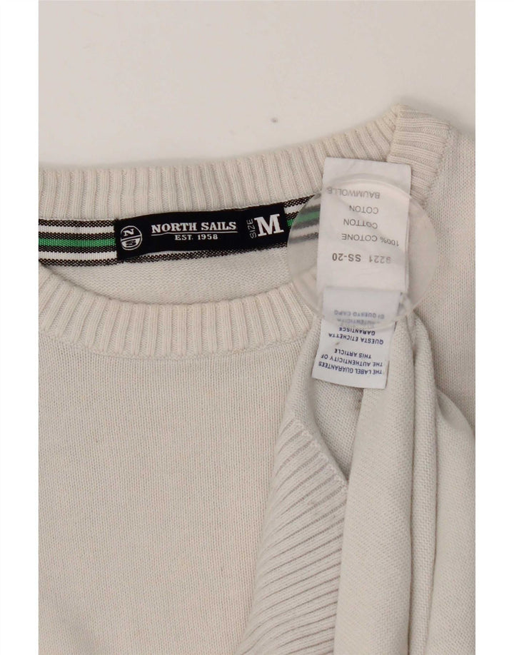North Sails Jersey de cuello redondo para mujer UK 44 Algodón gris medio