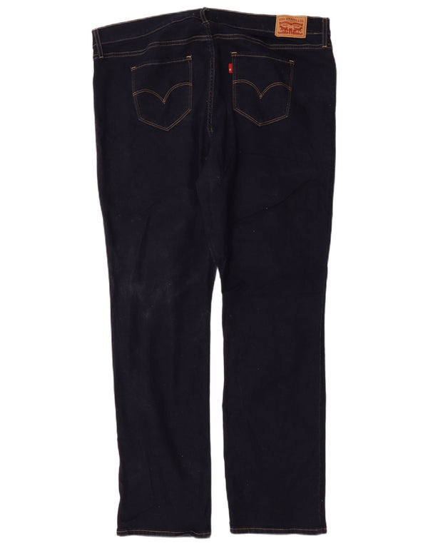 Levi's 314 Shaping Straight Jeans US 18 2XL W36 L31 Azul Marino Algodón