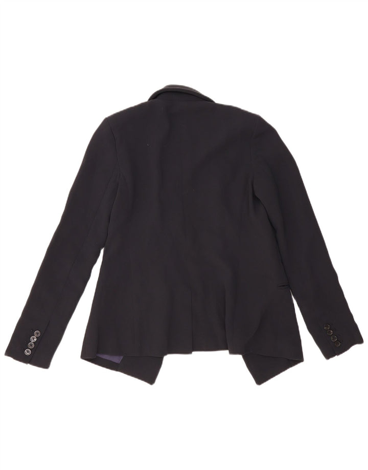 Michael Kors Chaqueta Blazer Abierta para Mujer US 4 Pequeña Poliéster Negro